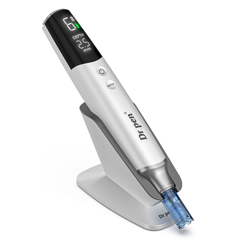 New Arrival Professional Dermapen Original Dr.pen M9 Microneedle Roller Stamp Device, 6 Speeds, 700mAh, with Smart Base & 2pcs Chip 18Pin Needle Cartr