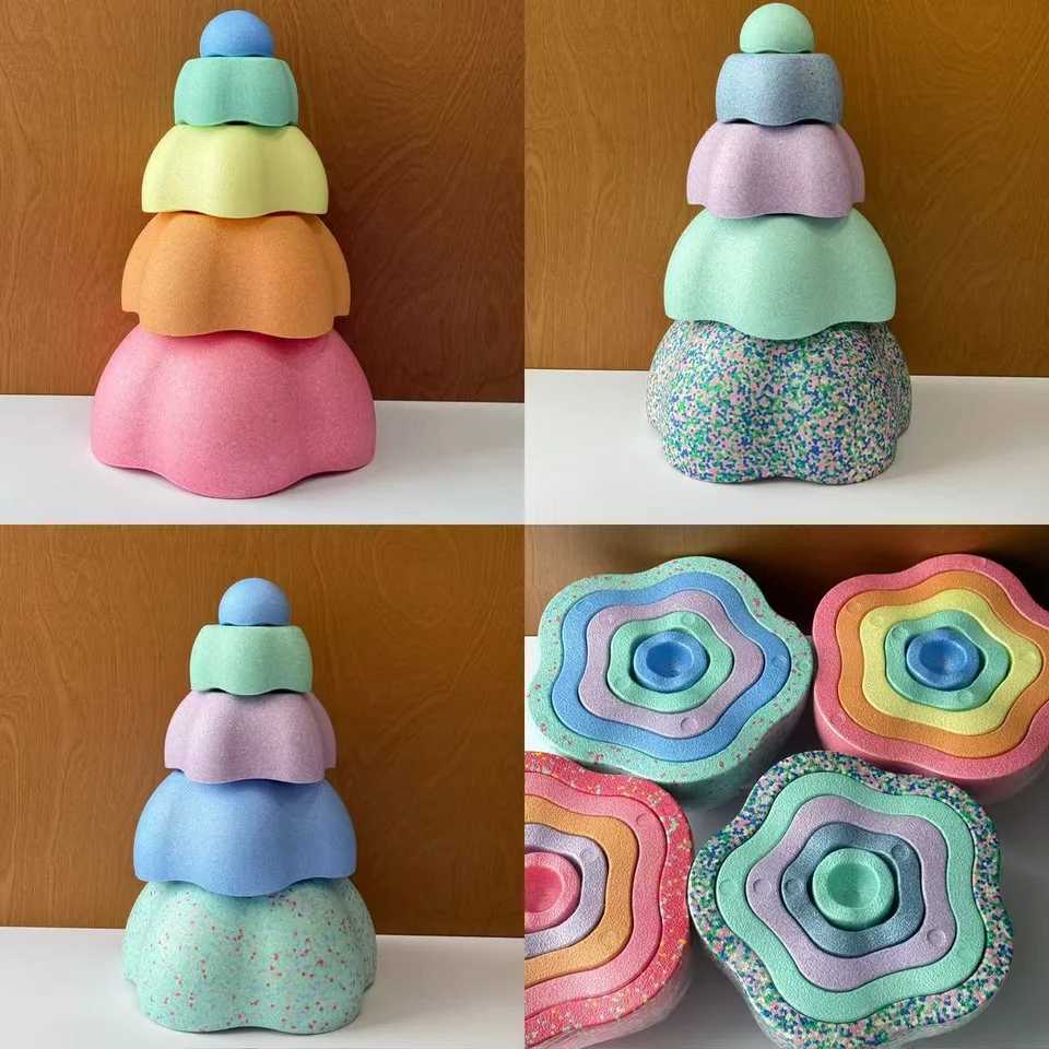 Kids Balance Stapstones Toys Sensory IntegrationFoam Toys Stapstenenen Sports Balance Toys 5pcs Set Y260319