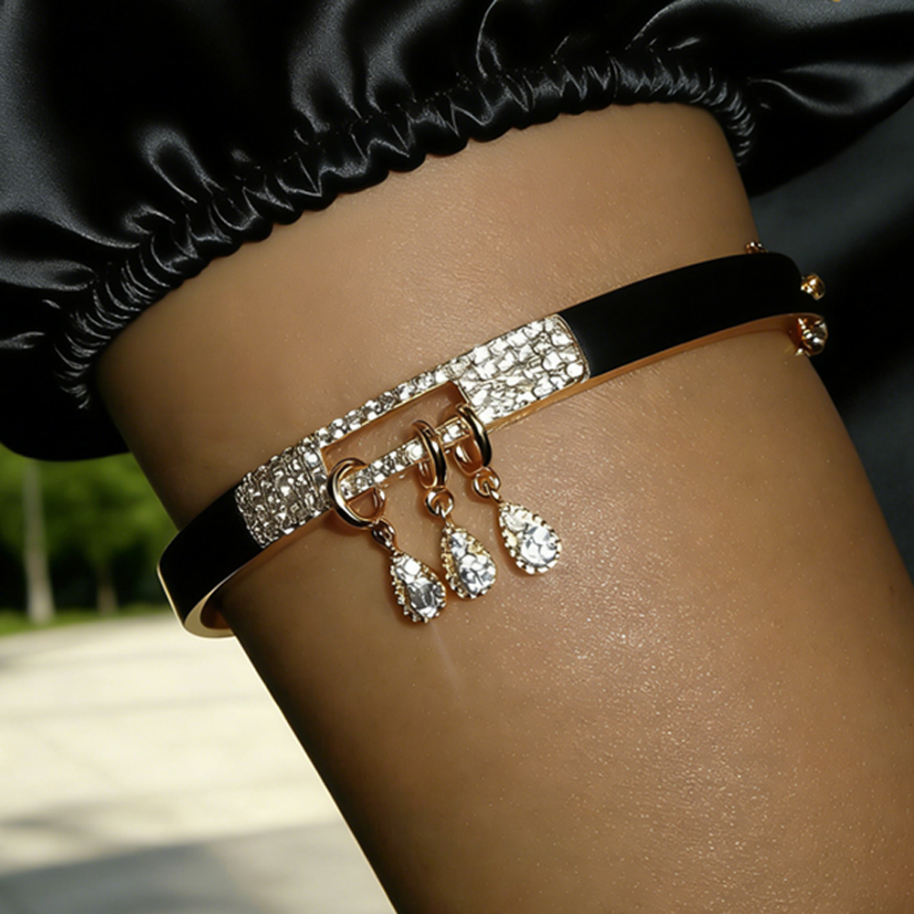 2026 New Fashion Geometry Bracelets Micro Paved Bling CZ For Women Gold Plated Classic Jewelry