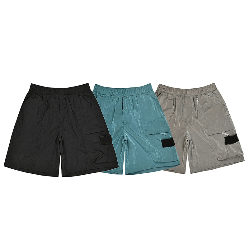 Designer Topstoney Shorts Mens Badge Shorts Track Pant Nylon Swim Short Loose Outdoor Street Jogging Shorts Fitness Pull Sweatpants Size M-XXL
