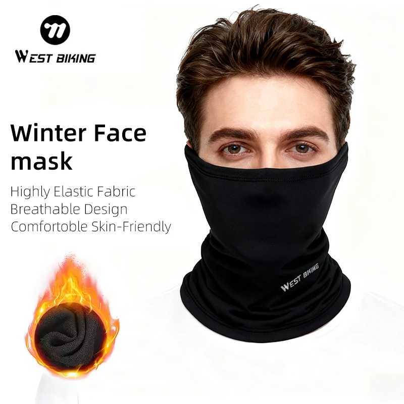 WEST BIKING Bicycle Face Mask Neck Gaiter With band Winter Outdoor Sports Neck Warm Scarf Half Face Mask Cycling Equipment M260320