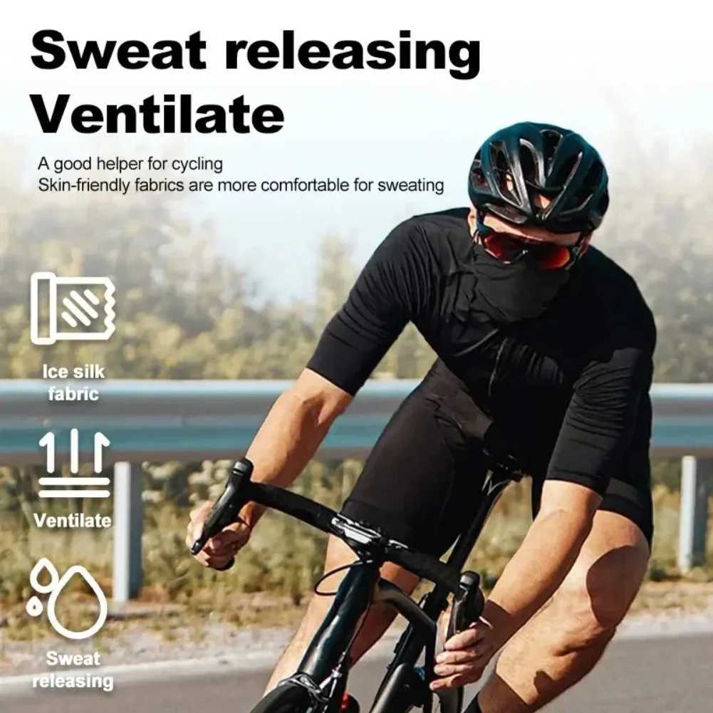 Cycling Face Mask Absorb Sweat Breathable Fishing Training Sport UV Face Scarf Neck Gaiter Summer Face Bandana Safety protection M260320
