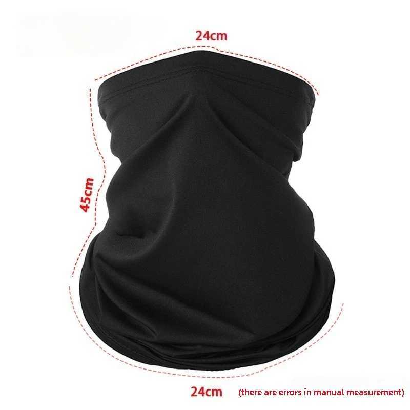 Outdoor Sports Magic Bandana Ice Silk Sun Protection Riding Mask Camping Fishing Tactical Hiking Face Cover Neck Scarf Men Women M260320