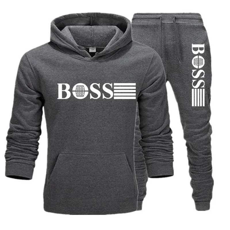2025 Autumn/Winter fitness sets mens and womens casual sets paired with fashionable hooded sweatshirts and sweatpants M260320