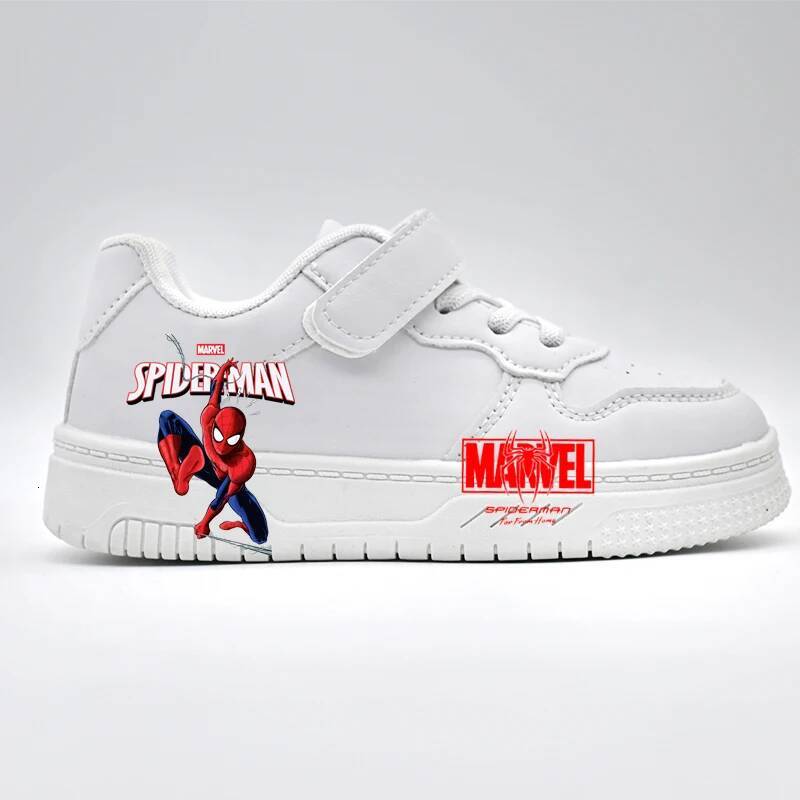 Designer Disney Disney Spiderman Children's Student Casual Shoes Kids New Design Sport Shoes Boys Girls Anti-Slip Outdoor Breathable Sneakers Lux