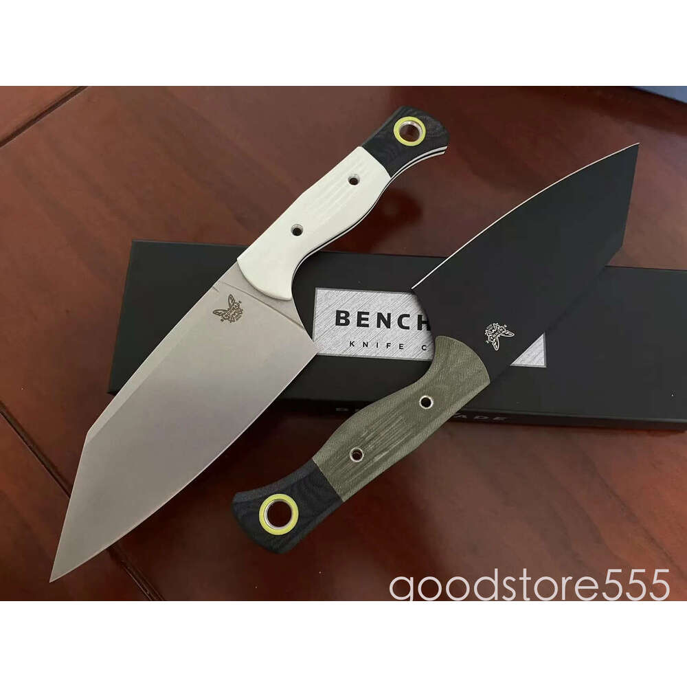 4Models pocket knife 4010BK-01 couteau Fixed fixed blade knife Blade Knife 5.82 CPM-154 Black Clip Point Blade, OD G10 Handles with G10 Bolsters
