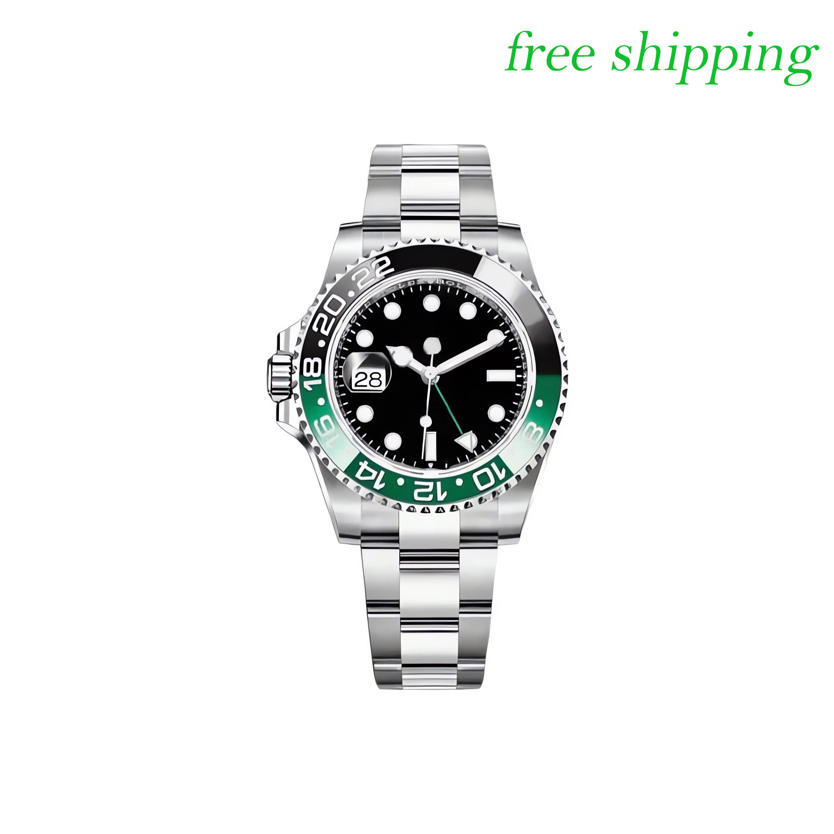 Mens designer Watch 41MM dial Automatic watches 2813 movement 904L stainless steel/rubber Strap Sapphire Luminous Women luxury Wristwatches with box AAA quality