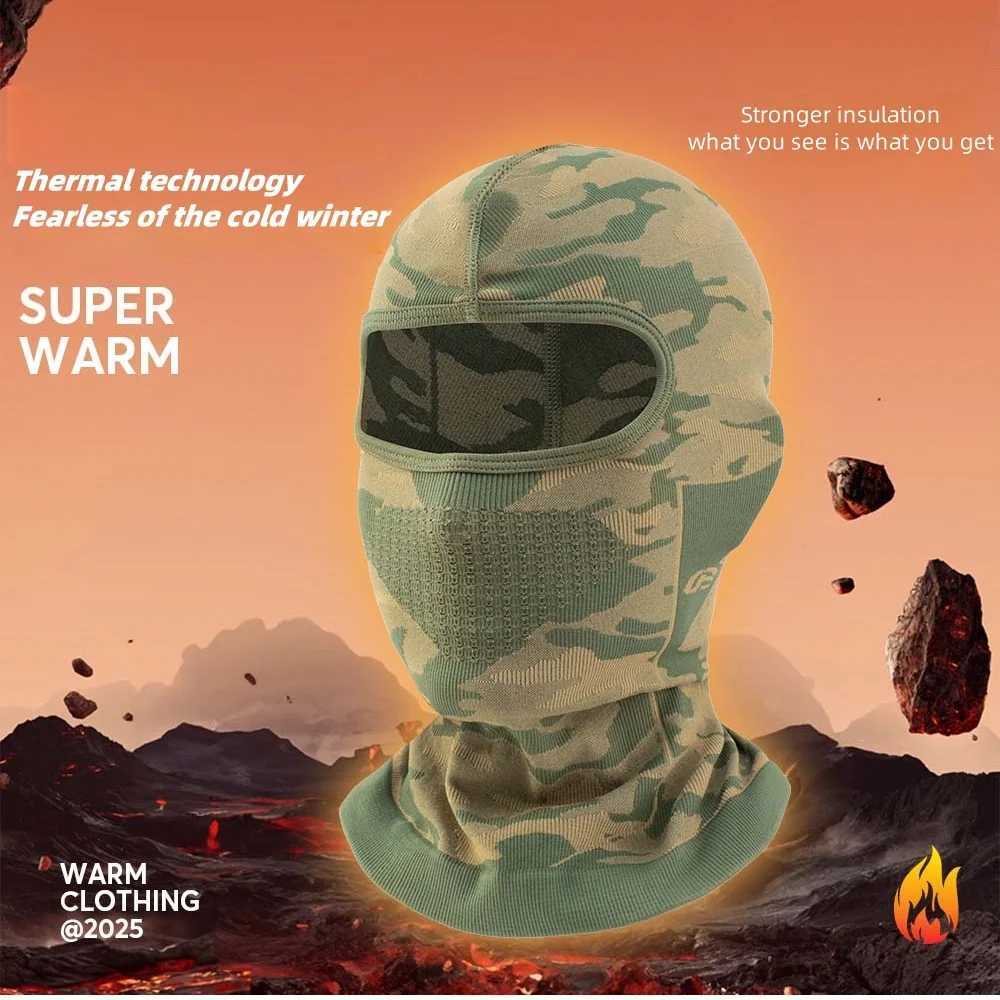 Dtucycle New Winter Cycling Mask Hood Warm Thickened Breathable Ski and Fishing Neck Cover Hat M260320