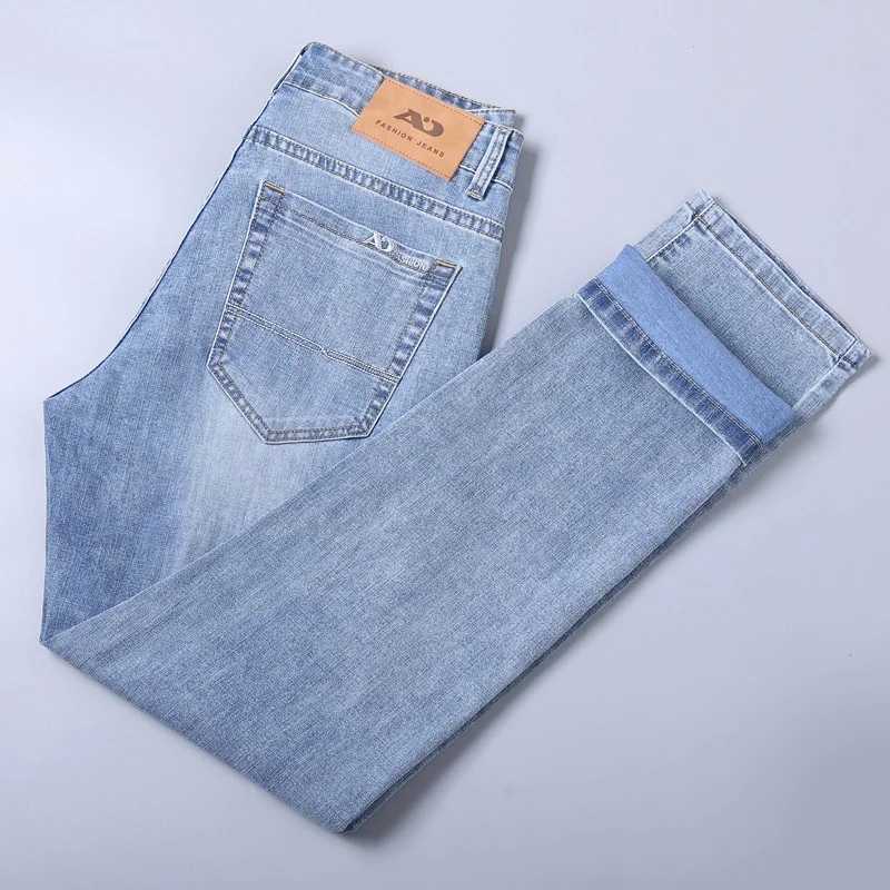 2026 Brand Best Price Comfort Straight Denim Pants Mens Jeans Business Casual Elastic Male High Quality Trousers D260320