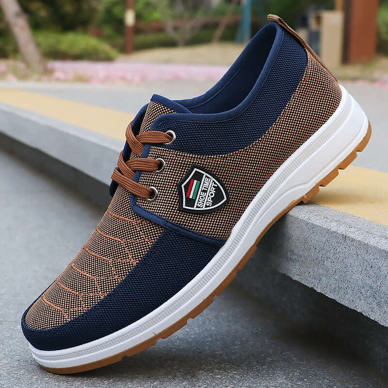 Free shipping Plus Size Old Beijing Lace-Up Canvas Men's Sneakers Wear-Resistant Casual Breathable Work Cloth Shoes