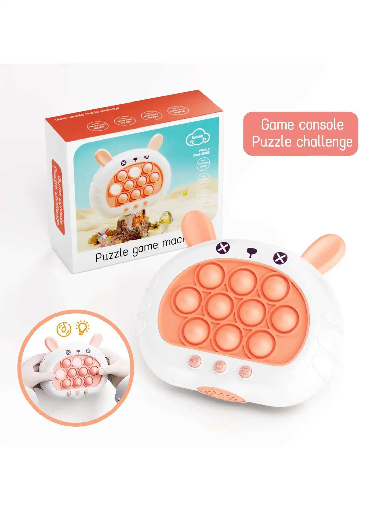 1PC music game console childrens toys desktop groundhog game console quick push puzzle early education games Y260319
