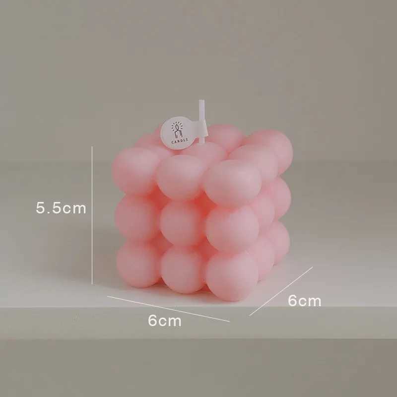 Big Bubble Cube Aromatherapy Candle - Soy Wax Scented Modeling Ornament Creativity Ball Gift Decoration Tool for Home H260319