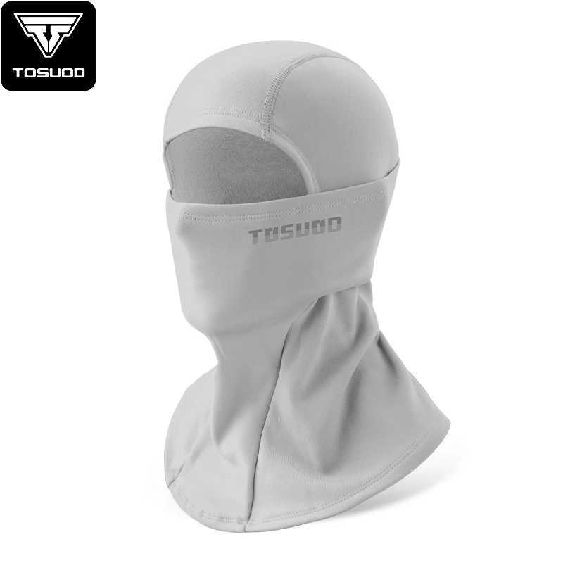 TOSUOD Autumn and winter cycling ski gear motorcycle with velvet full face windproof face mask warm scarf for men and women M260320