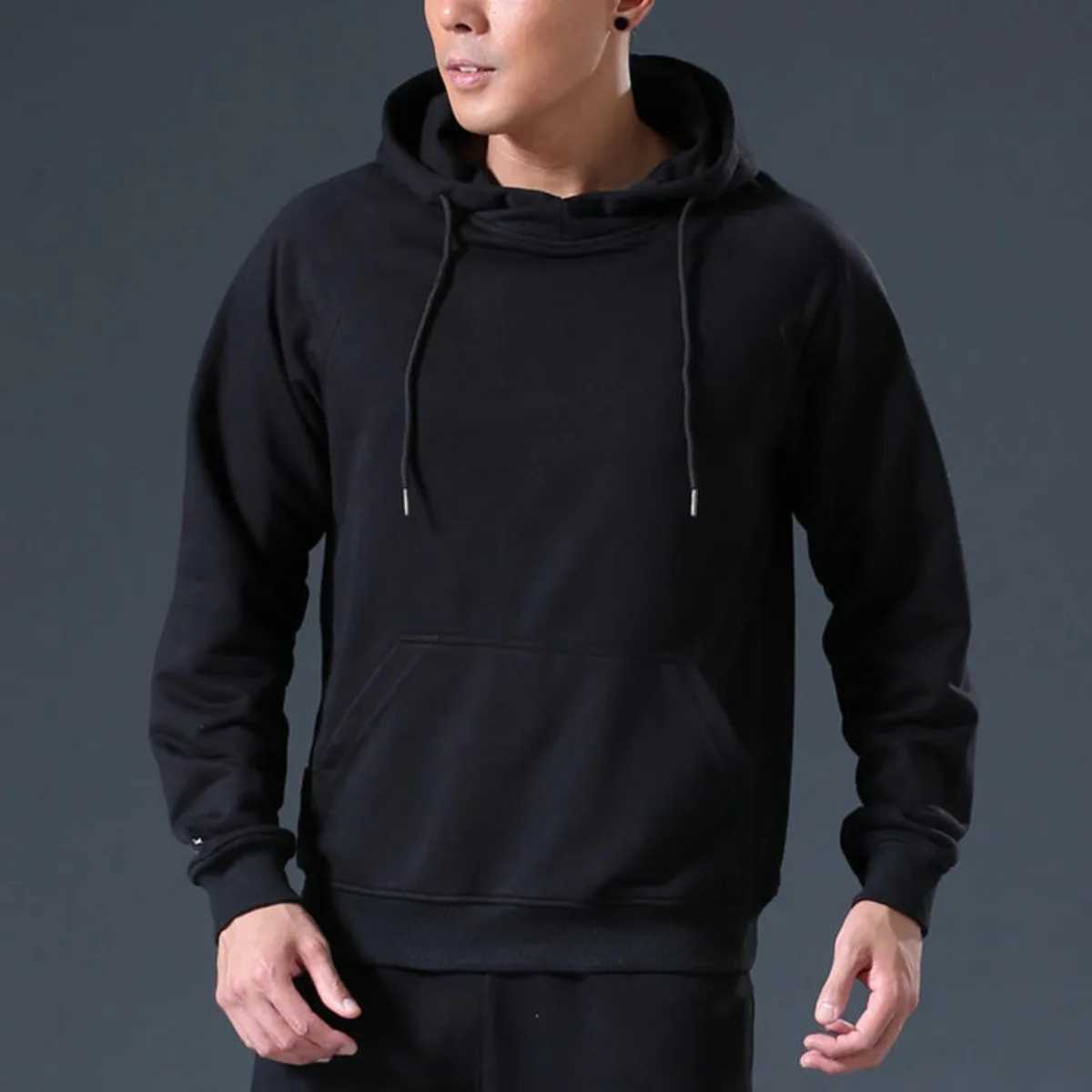 Mens Two-piece Autumn and Winter Mens Sports Suit Autumn and Winter Suit Sweatpants Sweater Mens Casual Suit Mens M260320