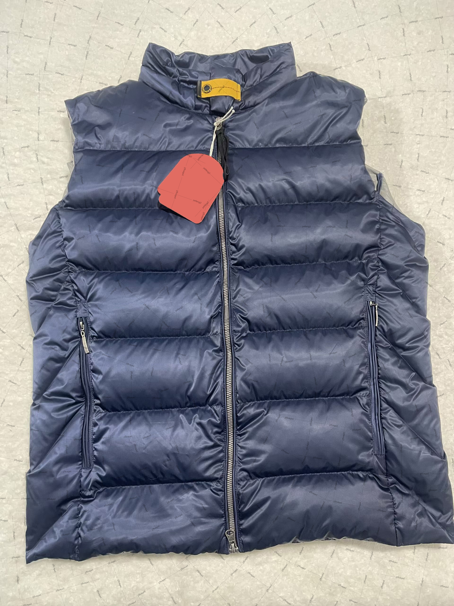 Mens jacket Parachute Jumper Style vest company Classic Lens Gilet Sleeveless Jacket Padded Hooded Vest Streetwear Windproof Casual Coat