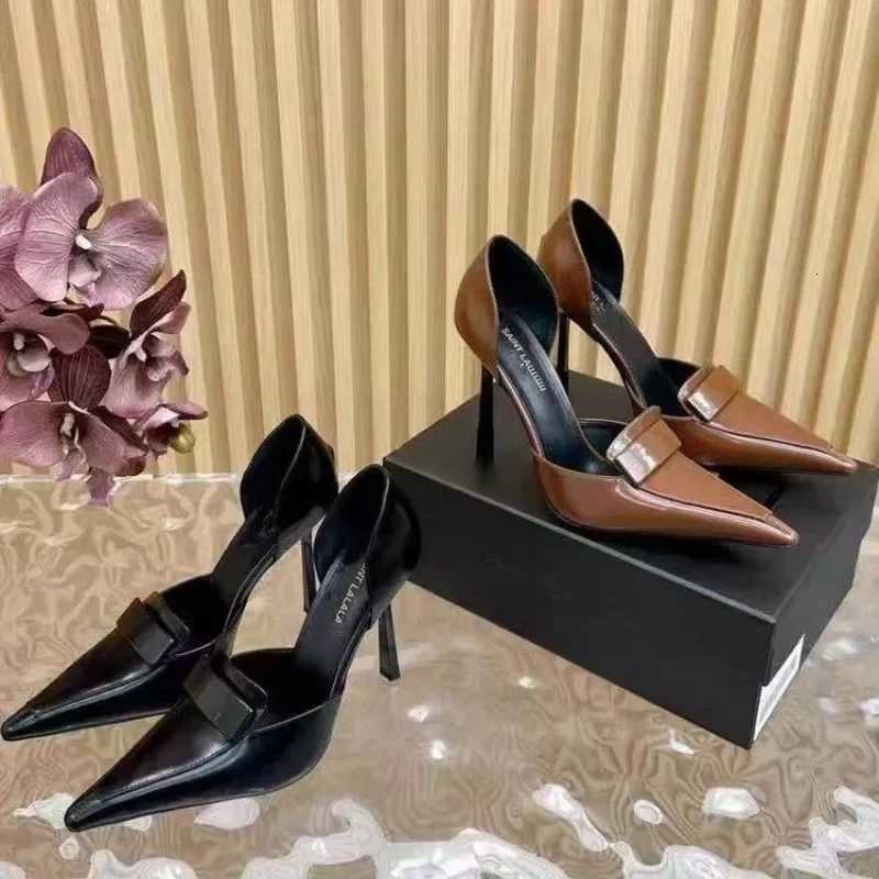 Sexy High Heel Slingbacks Women Pumps Designer Street Style Thin High Heels Stripper Party Dress Sandals Zapatos Mujer C260321