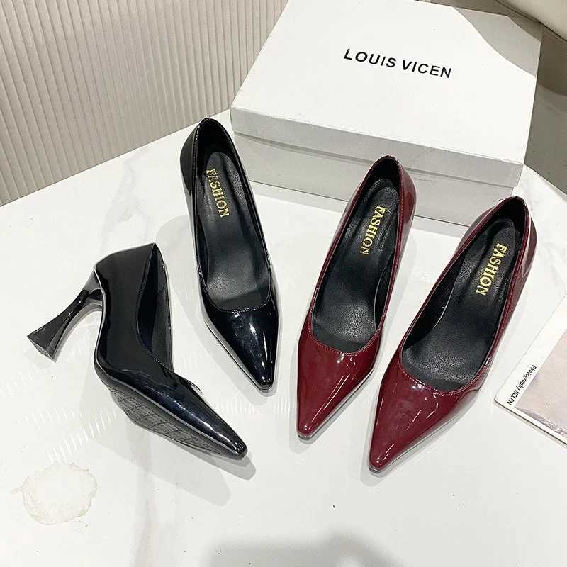 New Style Womens Fashion Leopard Ladies Slip on Womens High Heels Fashion Party Pumps Women Pointed Toe Super High Shoes Women C260321