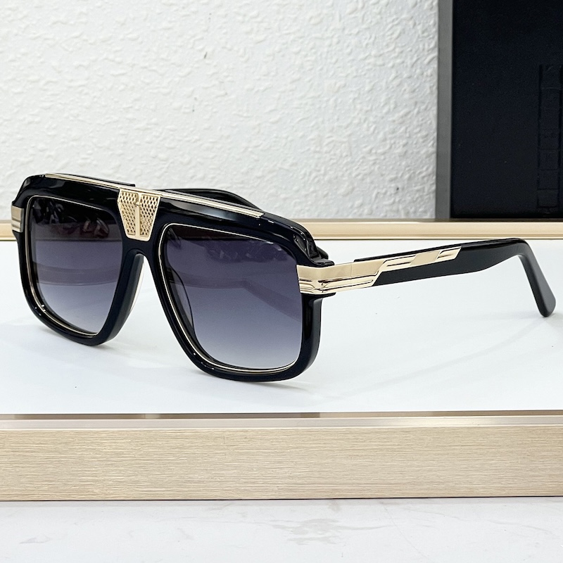 MOD 678 Top Quality Brand Sunglasses Luxury Designer Original Men Black Square Shades Cool Steampunk Oversized Glasses Driving Travel IVSTA Fashion Ac