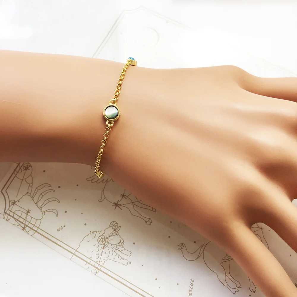 Journey to Paradise New Link Chain 925 Sterling Silver Bohemia Happiness Jewelry Creative Playful Gift For Women H260321 - view 5