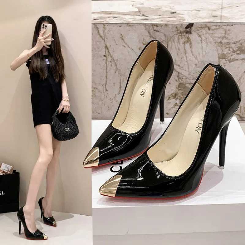 12cm Ultra High Heels for Women Design Sense 2026 Spring New Style Pointed Fine Heels Shallow Mouth Single Shoes C260321