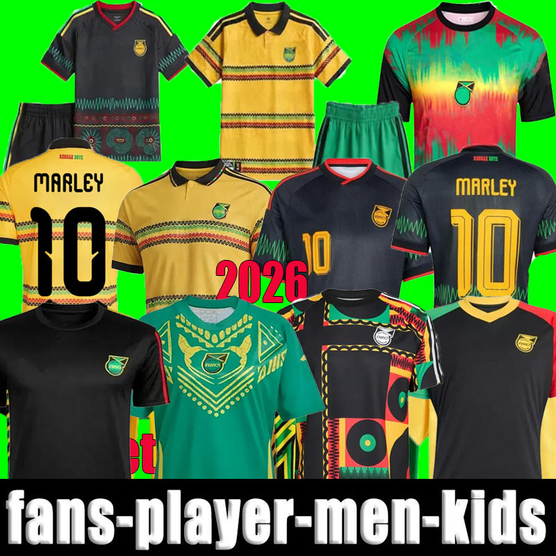 MARLEY Jamaica jersey 2026 soccer jerseys MEN KIDS KIT special 26 27 Bailey ANTONIO Nicholson BAILEY training football shirts Jamaica jamaique fans player version