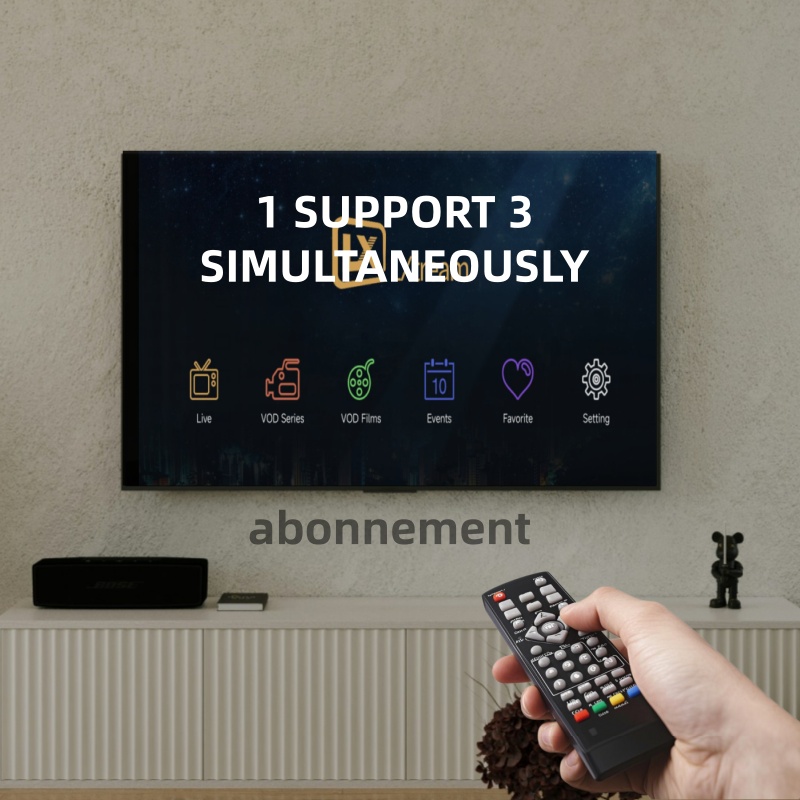 TV Remote For Smart TV FHD Universal Remote Control One For Three LXtream