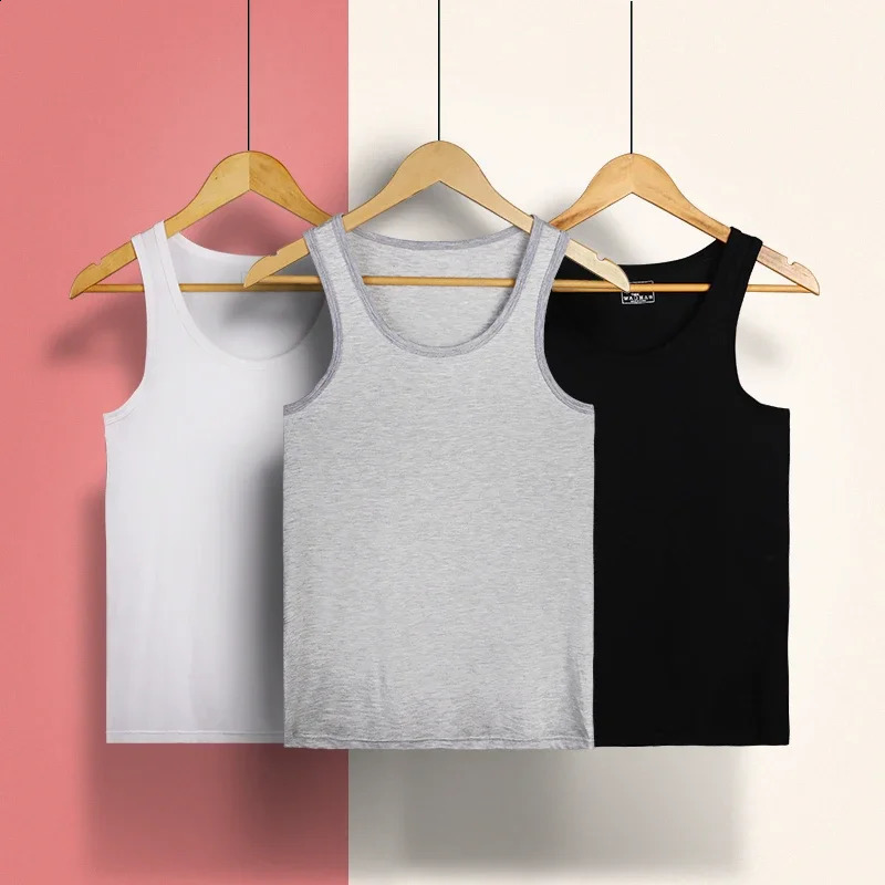 5PCS Mens summer trendy slim-fit hurdling style modal wearing a white undershirt underneath mens tight-fitting 260317CJ
