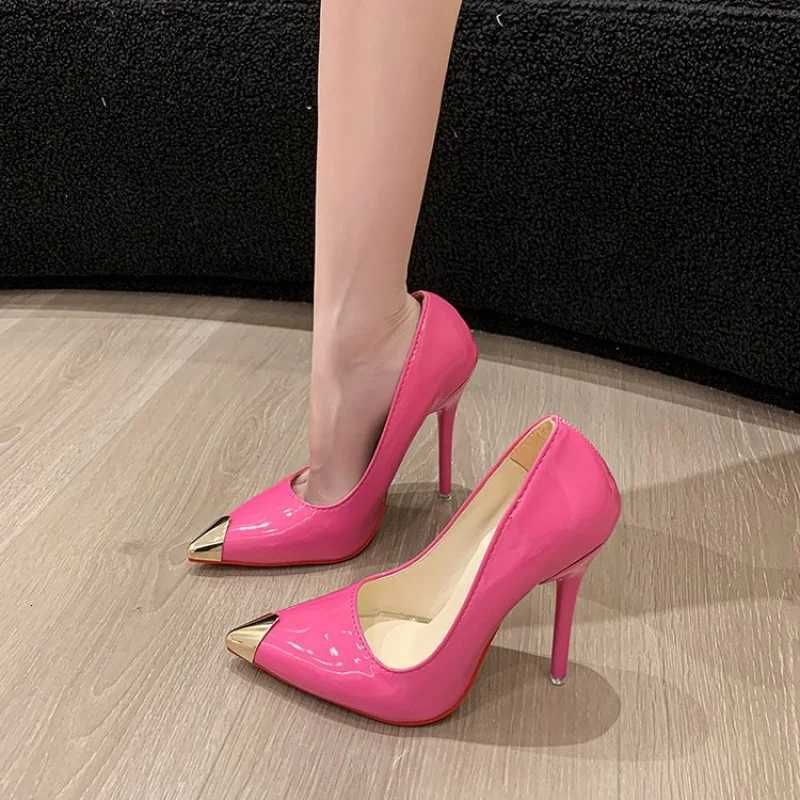 12cm Ultra High Heels for Women Design Sense 2026 Spring New Style Pointed Fine Heels Shallow Mouth Single Shoes C260321