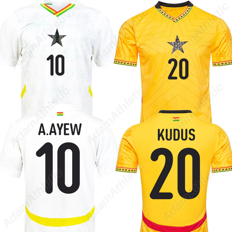 Ghana jerseys 2025 KUDUS THOMAS Ghana football shirts J.AYEW A.AYEW SEMENYO NUAMAH jersey national team