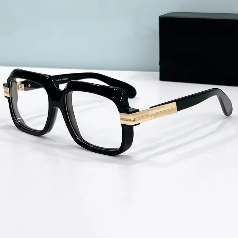 Top Quality Brand Sunglasses Luxury Designer Original MOD0673 Men Black Square Shades Cool Steampunk Oversized Glasses Cycling Beach IVSTA Fashion Acc