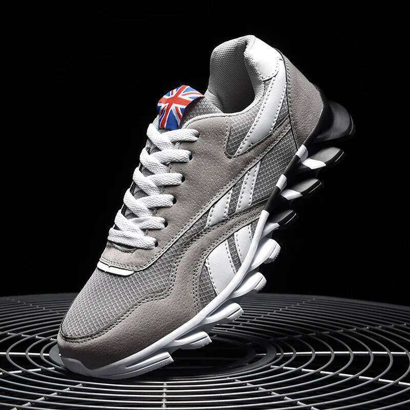 Men Sports Running Shoes Marathon Cushion Breathable Lightweight Mens Outdoor Hiking Athletic Nonskid Blade Sneakers Jogging 26H0321