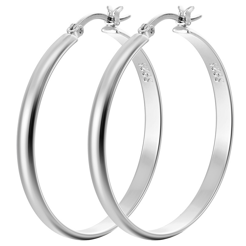European and American style brass 14K gold-plated unique exaggerated circle fashion niche versatile original large hoop earrings ddmythur