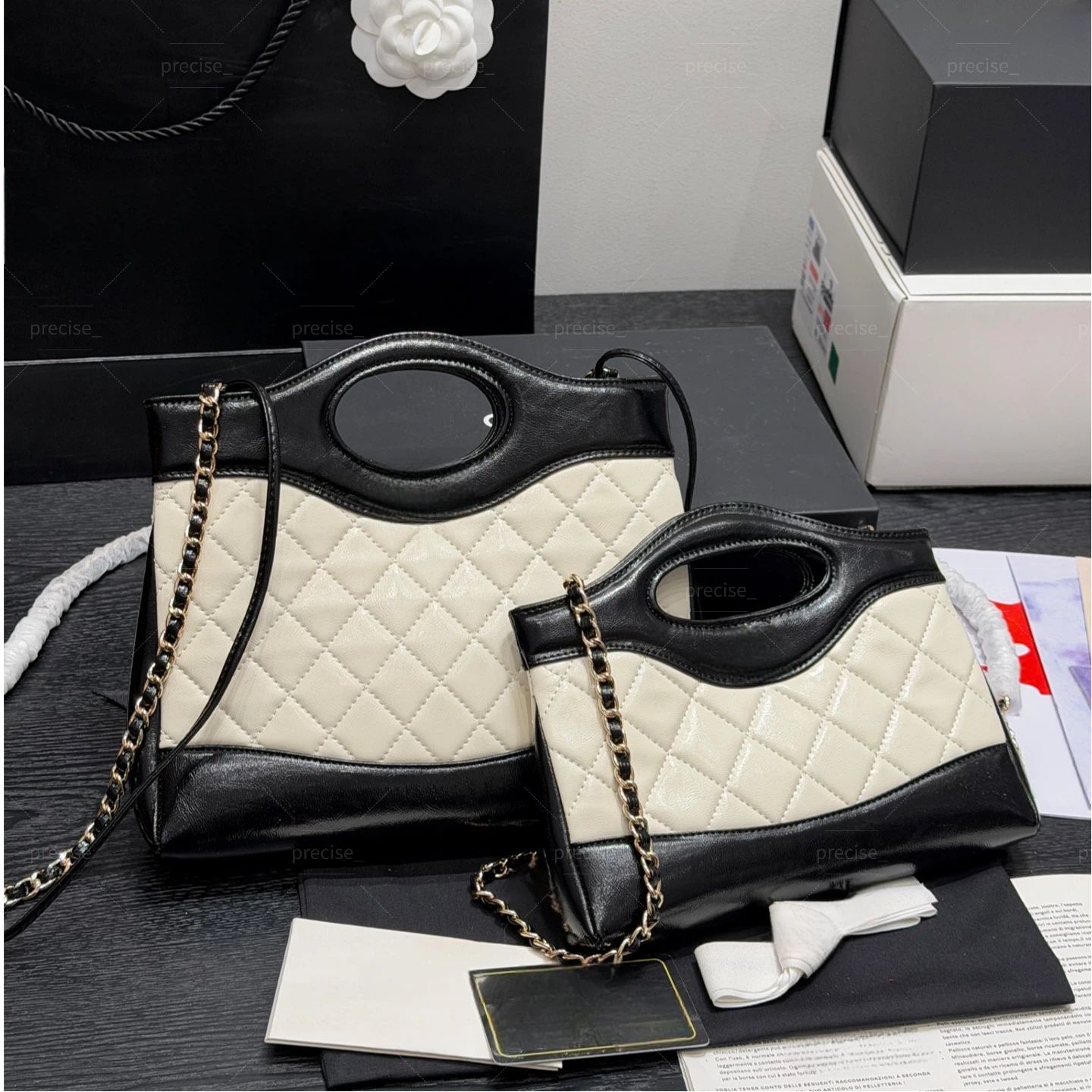 Top Tier 31 Bag Mini Large Size Real Leather Tote Bag Women Designer Shoulder Crossbody Bag Soft Leather Handbag Clutch Purse