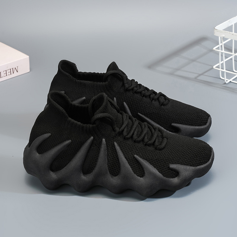 Rolnd Tiger 2026 Luxury Summer Women's Shoes New Flyknit Octopus Shoes Women Korean Style Versatile Sock Shoes Sports Casual Dad Trend Shoes