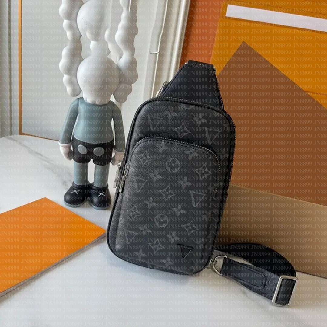 10A Quality Leather lvsity bag Avenue Sling Bag Waist Bags Mens Designer Shoulder Bags Mans crossbody Bag Wallet Hobos Message Belt Bag Bumbag Cosmetic women bags