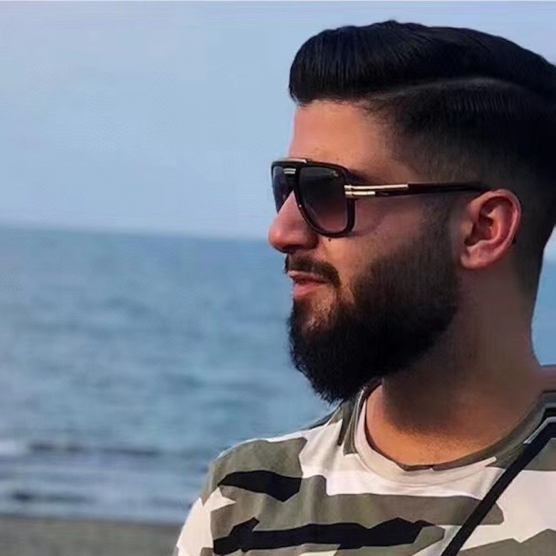 Brand Designer Sunglasses Men MOD8037 Luxury Original box Trendy UV400 Personality Allction Summer Beach Sports Oversized Big Pilot IVSTA Fashion Acce