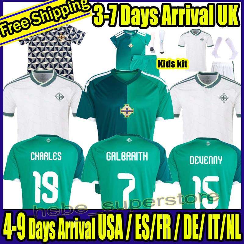 S-4XL Northern Ireland jersey 2026 World Cup Mens Home away uniform Fans player soccer jerseys men kids set football shirts home green away white top kit Retro 1990 93