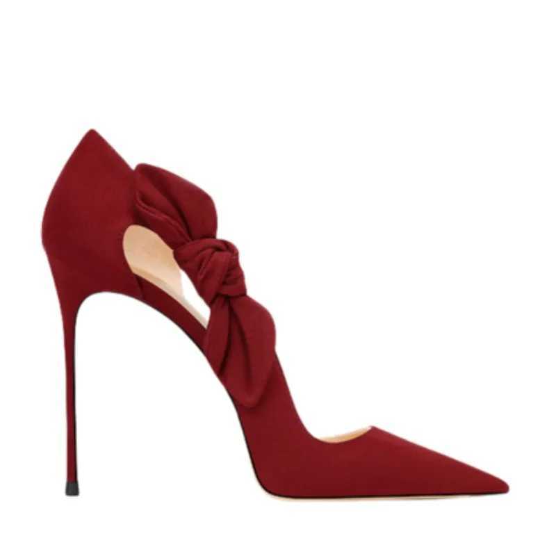 Spring and Autumn New Womens High Heels Pointed Thin Heels Fashion Wedding Dress Womens Shoes C260321