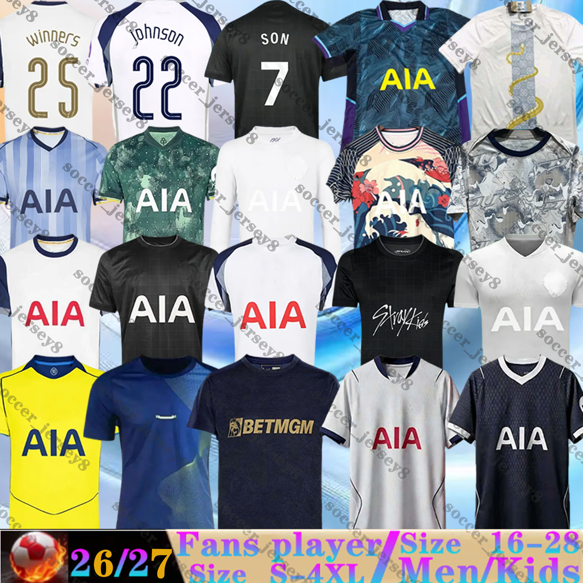 25 26 27 tottenham Soccer Jerseys 1901 special edition RICHARLISON J.PALHINHA KOLO MUANI XAVI MADDISON GALLAGHER KULUSEVSKI 2026 2027 Football shirts Men kids kits