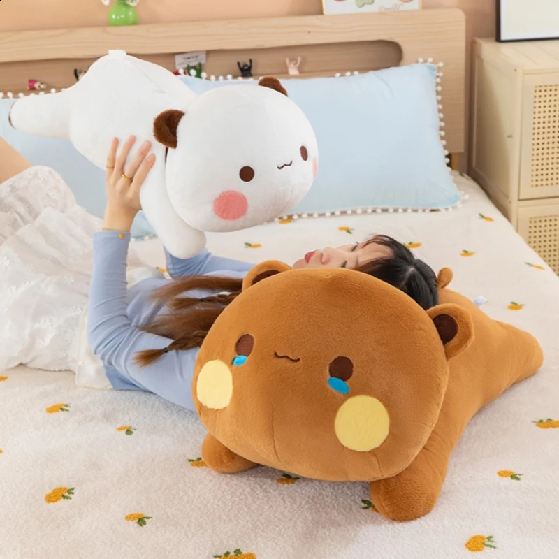Cute Bubu Dudu Plush Toy Kawaii Anime Panda Plushie Throw Pillow Home Decor Sleeping Companion Doll for Adults Gifts 260320