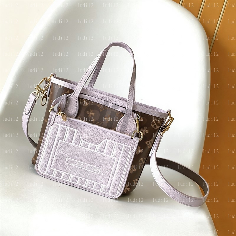 Multicolor neverfullbag Womens crossbody shoulder bag designer handbag Luxury bags shopping bag mirror quality tote Classic Flower Checked bag tote wallet
