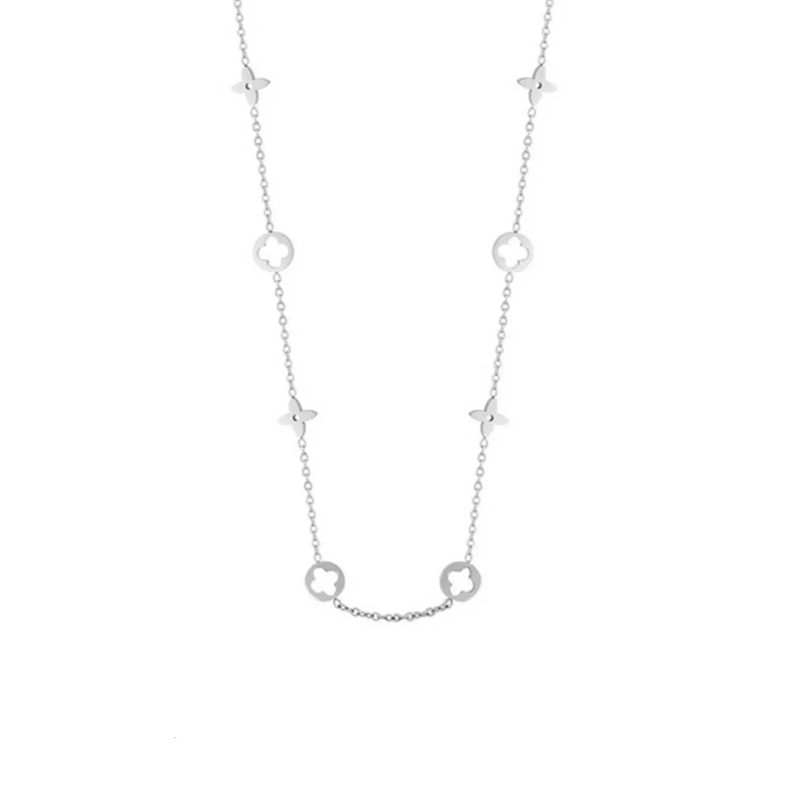 Lucky Pendant Necklace Women Girls Stainless Steel Jewelry Gifts H260321 - view 6