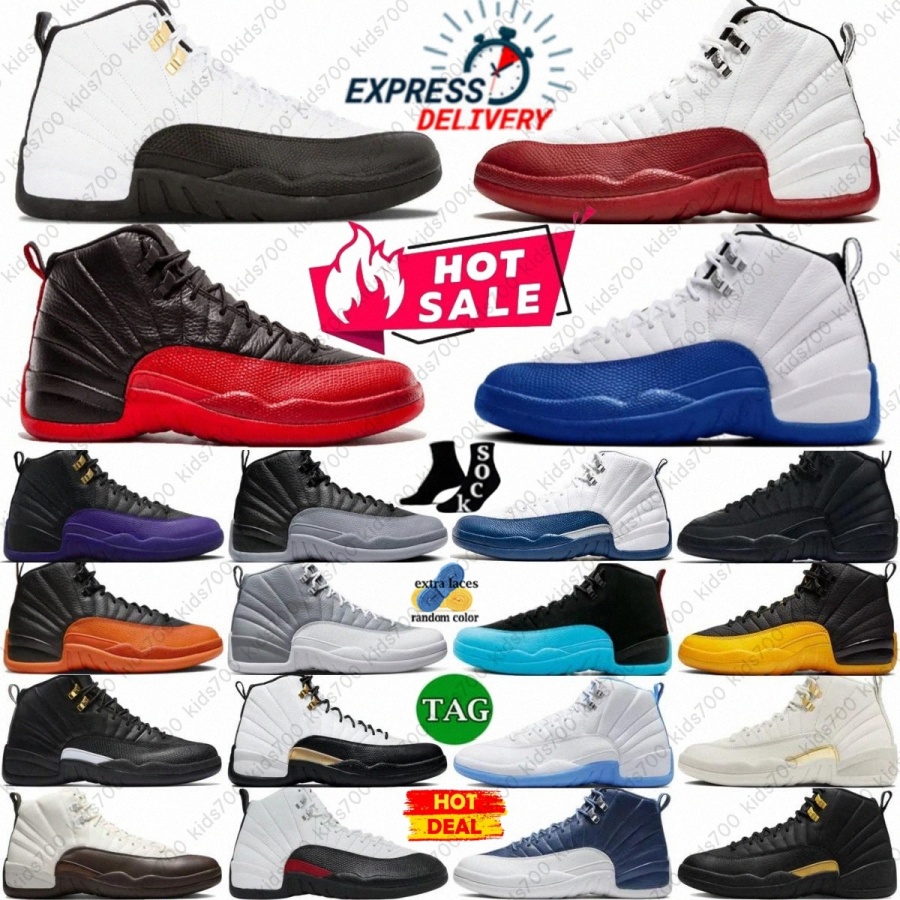 Basketball Shoes 12s Flu Game Blue 12 Playoffs Taxi University Gold Blueberry Womens Mens Barons Black Stealth Field Purple Royal Gym Indigo Flip Oran 971b#