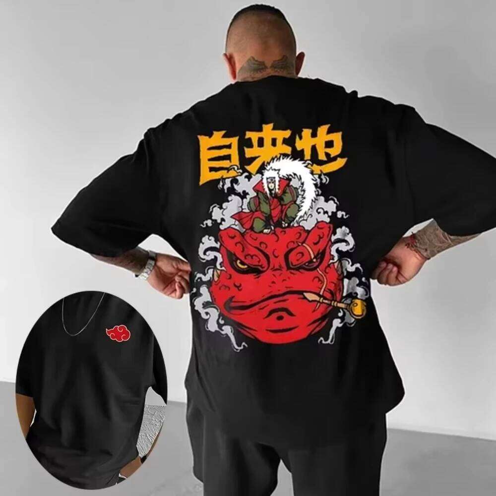 FeiFan Uniform MINISO Uchiha Itachi Japanese Anime Pattern Printed 2025 Summer New Men's and Women's Cotton Harajuku Casual Fashion T-shirt 
