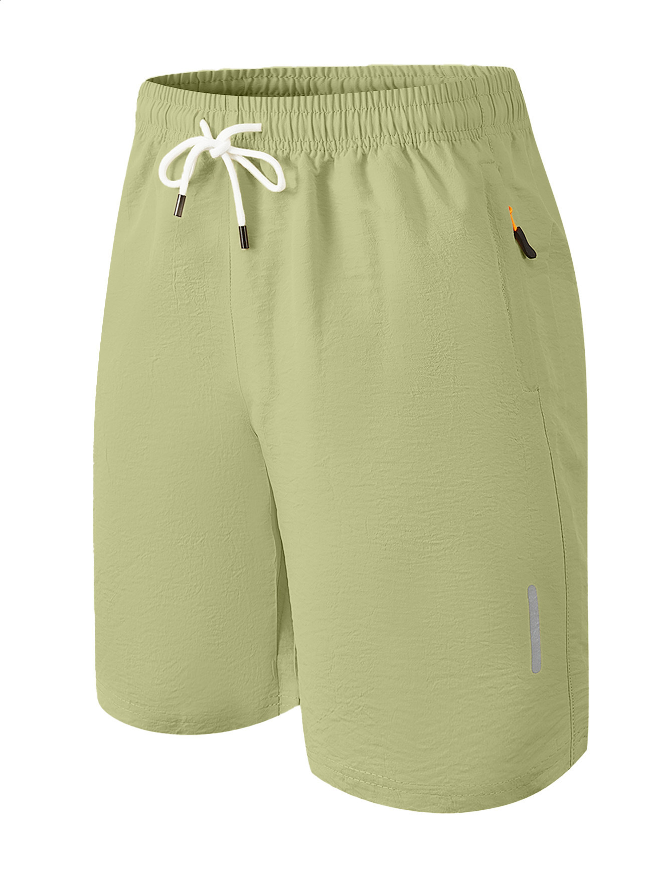 Mens Casual Sports Quick-Dry Short Woven Zipper Pocket Tactical Trendy Street Beach Shorts 260127