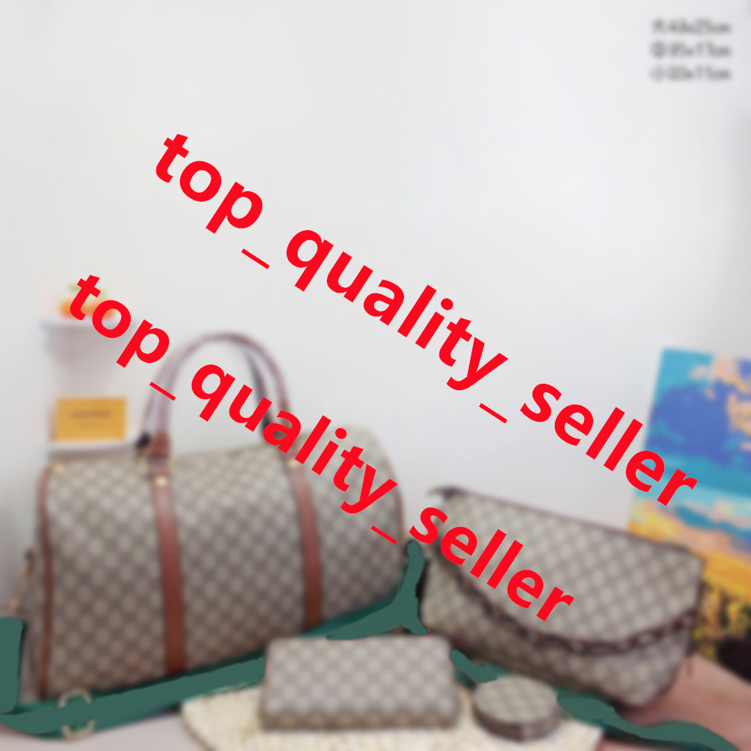 2026 Four-piece set Top Quality New women men Duffle Bag Women Travel Bags Hand Luggage Travel Bags Men Pu Leather Handbags Large CrossBody Bags Totes Purse nice