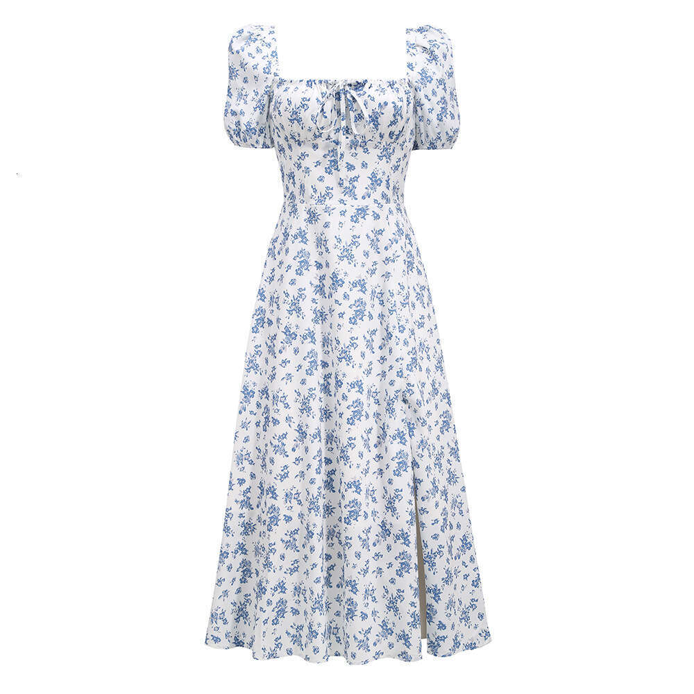 Designer French women's high-end elegant k30 floral fashion women's vacation dress 2026