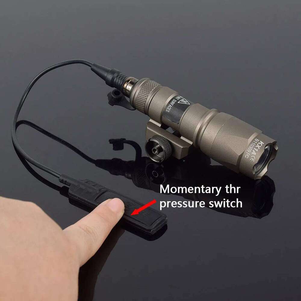 Tactical SureFire M300 M300B M600B Airsoft Weaponflashlight Hunting Scout Torch Rifle AR15 Gun LED Light Button Remote Switch 26Y0318