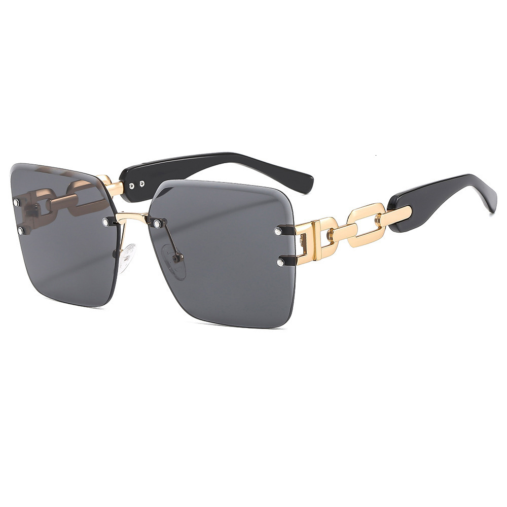 Designer Luxury Brand New Fashionable Hollow Frameless Glasses Fashionable Multifunctional Glasses Outdoor Sports Sun Protection Sunglasses Export Gla - view 7