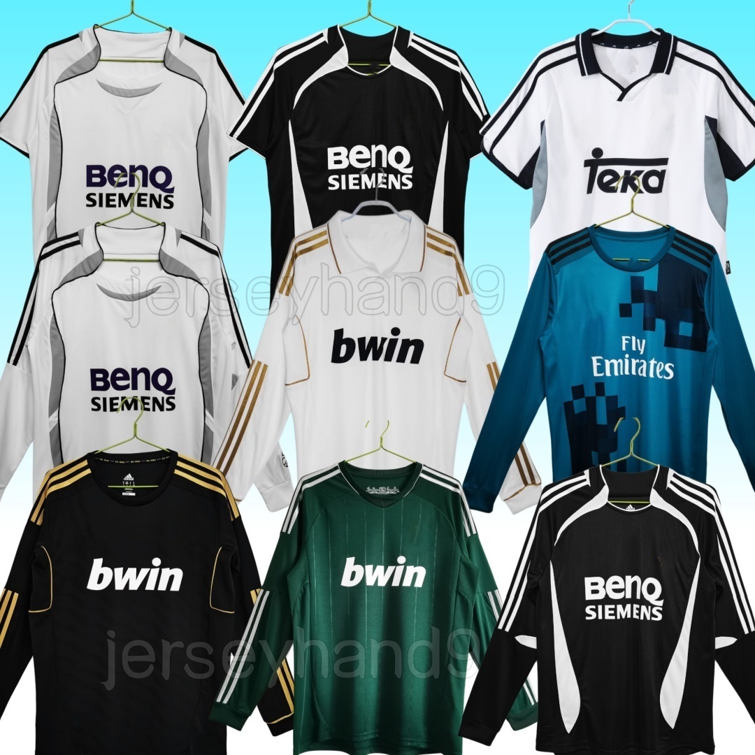 85 87 88 94 96 97 98 99 Retro Real sMadrid Ronaldo Raul retro soccer jerseys vintage 00 01 02 03 04 05 RCARLOS Guti FIGO SEEDORF MIJATOVIC SERGIO RAMOS classic
